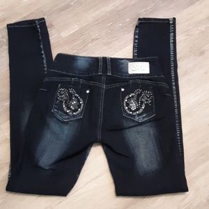 2/$25 Silver Diva skinny jeans-7